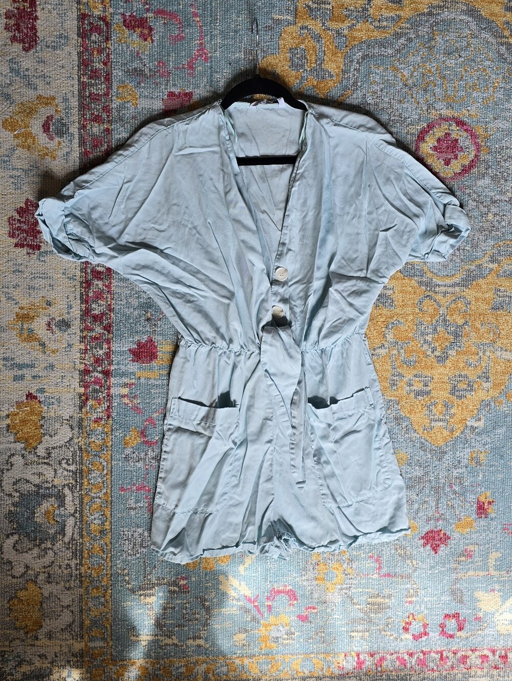 ZARA Light Mint Green Sleeveless Romper